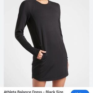 Like New Athleta Black Balance Dress Size Women’s Medium